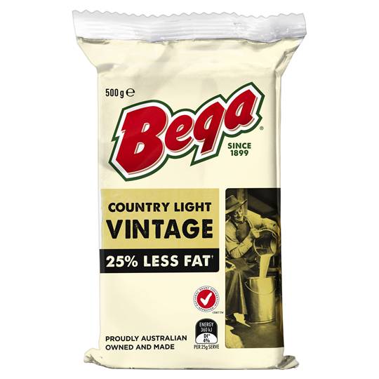 Bega Country Light Vintage Cheese