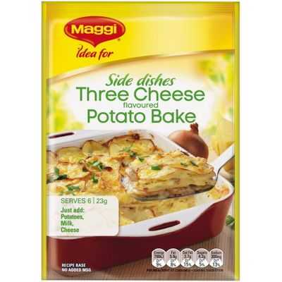 Maggi Three Cheese Potato Bake Recipe Base