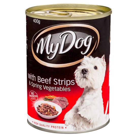 My Dog Adult Dog Food Beef Strips & Vegetables