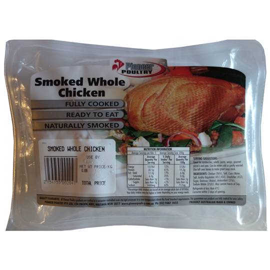 Pioneer Poultry Whole Chicken Smoked