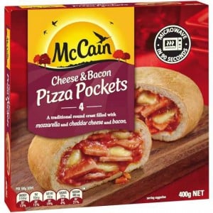 Mccain Pizza Pocket Cheese & Bacon