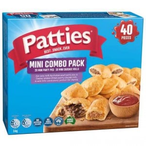 Patties Party Pack Mini Pies & Sausage Rolls