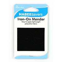 Habee Savers Iron On Mender Black