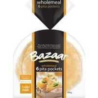 Bazaar Pita Bread Pocket Wholemeal