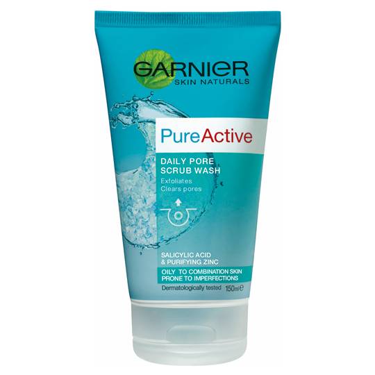 Garnier Pure Skin Facial Cleanser Deep Pore Wash