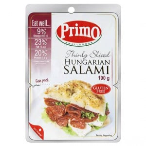 Primo Salami Hungarian Trad Thin Sliced