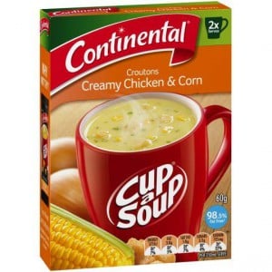 Continental Cup A Soup Croutons Creamy Chicken & Corn