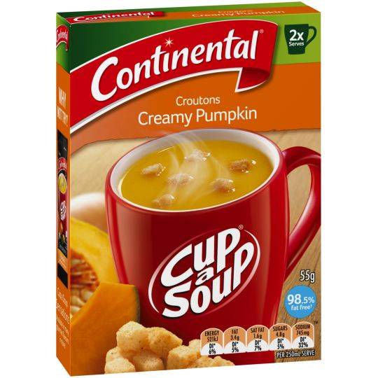 Continental Cup A Soup Croutons Creamy Pupkin