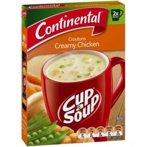 Continental Cup A Soup Croutons Creamy Chicken