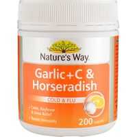 Nature's Way Immunity Defense Garlic & Horseradish Tablets
