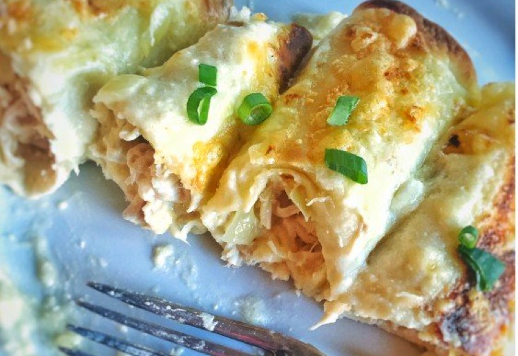 Simply sour cream chicken enchiladas - Real Recipes from Mums