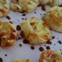 Bacon and cheese pinwheels