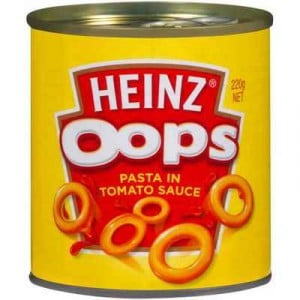 Heinz Spaghetti Oops In Tomato & Cheese Sauce