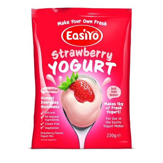 Easiyo No Added Sugar Sweet Strawberry Yoghurt Base