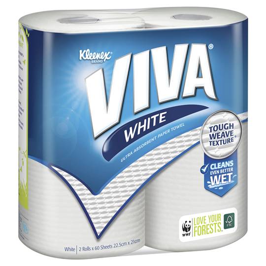 Viva Paper Towel White