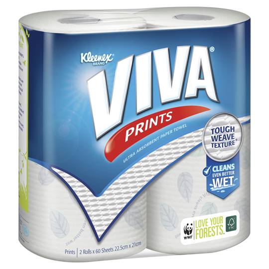 Viva Paper Towel Prints