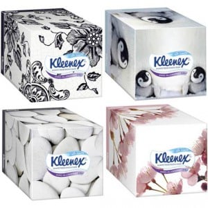 Kleenex Facial Tissues White Hypo Allergenic Cube