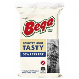 Bega Light Tasty 50% Less Fat Cheese