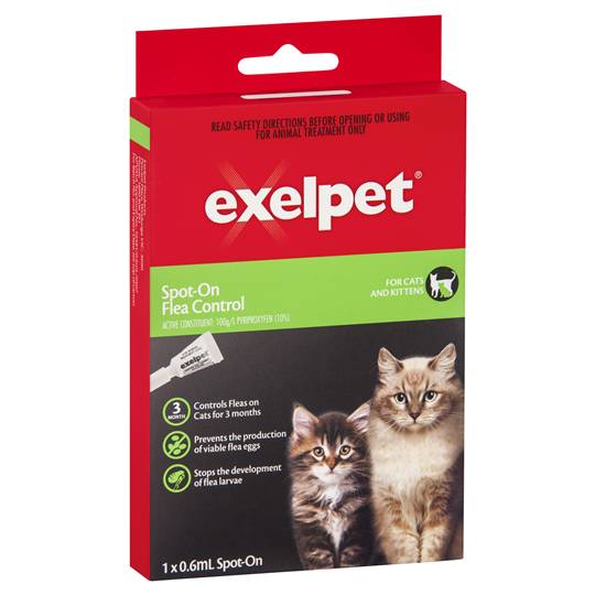 Exelpet Cat/kitten Treatment Spot On Flea Control