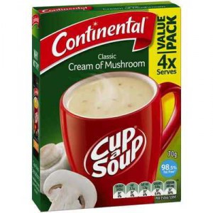 Continental Cup A Soup Cream Of Mushroom