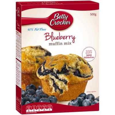 Betty Crocker Muffin Mix Blueberry 97% Fat Free