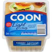 Coon Light & Tasty Cheese Slices