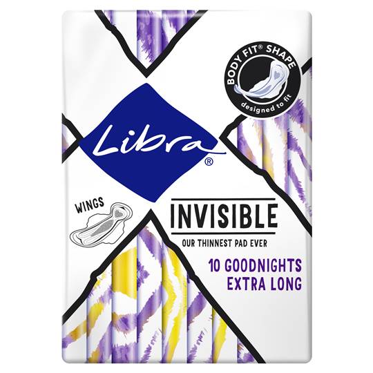 Libra Goodnights Pads Ultra Thins Extra Long Wings