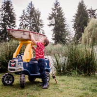MUST SEE: Little Boy’s adventures in his adorable "truck"