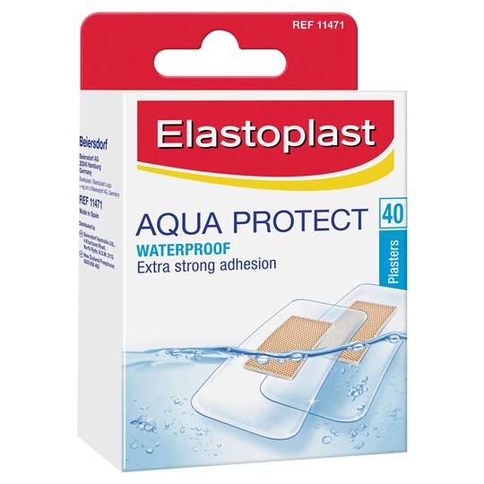 Elastoplast Plastic Strips Aqua