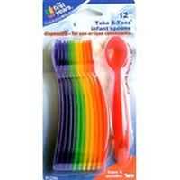 Take & Toss Cutlery Feeding Spoons Infant