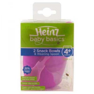 Heinz Baby Basics Snack Bowls And Weaning Spoon