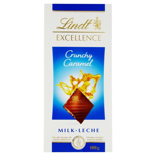 Lindt Excellence Milk Chocolate Crunchy Caramel