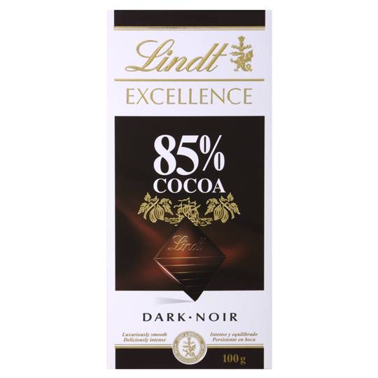 Lindt Excellence Dark Chocolate 85% Cocoa