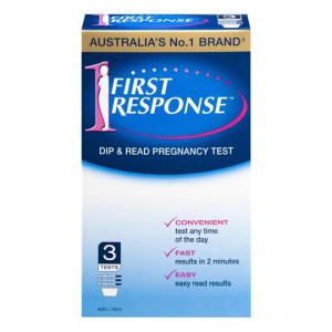 First Response Pregnancy Test Dip Read
