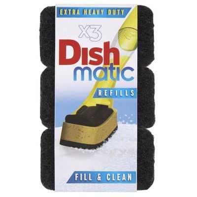 Dishmatic Dish Brush Extra Heavy Duty Refill