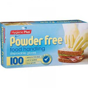Hygiene Plus Latex Gloves Disposable Powderfree One Size
