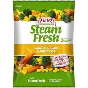 Heinz Steam Fresh Carrot Corn & Broccoli
