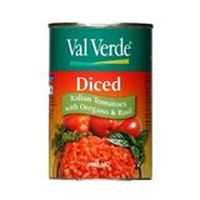 Val Verde Tomatoes Diced With Oregano & Basil