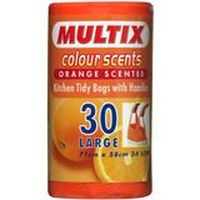 Multix Kitchen Tidy Bags Large Colour Scents Original
