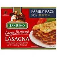 San Remo Lasagne Pasta Instant Large Fam Pack
