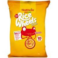 Healtheries Kidscare Rice Snacks Wheels Cheese