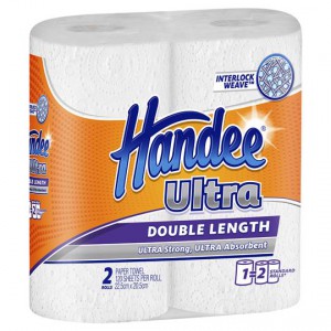 Handee Paper Towel Double Length White