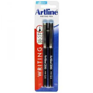 Artline 200 Fineline Pen Black