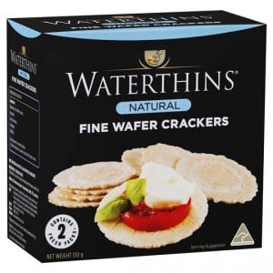 Waterthins Fine Wafer Cracker Natural