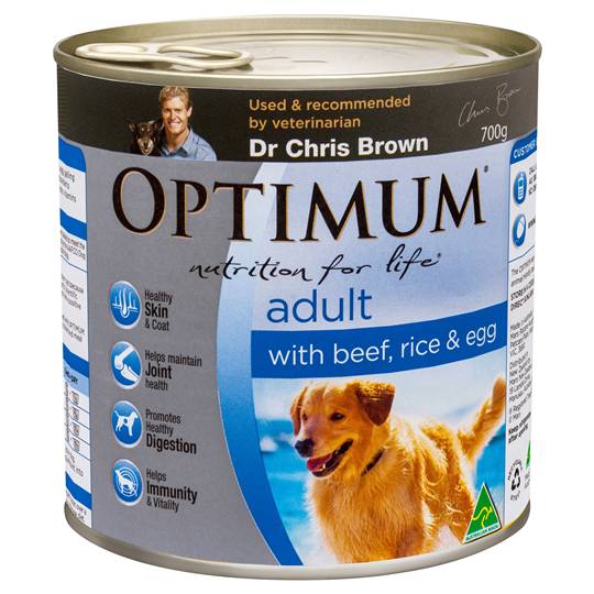 Optimum Adult Dog Food Beef Rice & Egg
