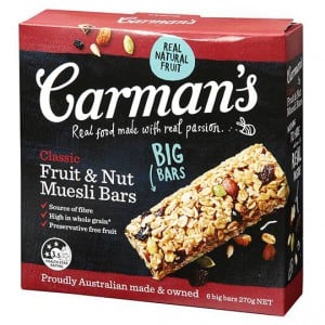 Carman's Classic Fruit & Nut Muesli Bars