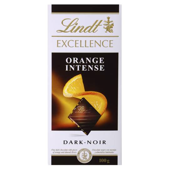 Lindt Excellence Dark Chocolate Orange Intense