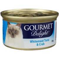 Gourmet Delight Adult Cat Food Whitemeat Tuna Crab