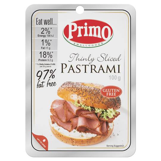 Primo Thin Sliced Pastrami