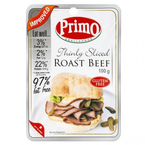 Primo Roast Beef Thin Sliced 94% Fat Free